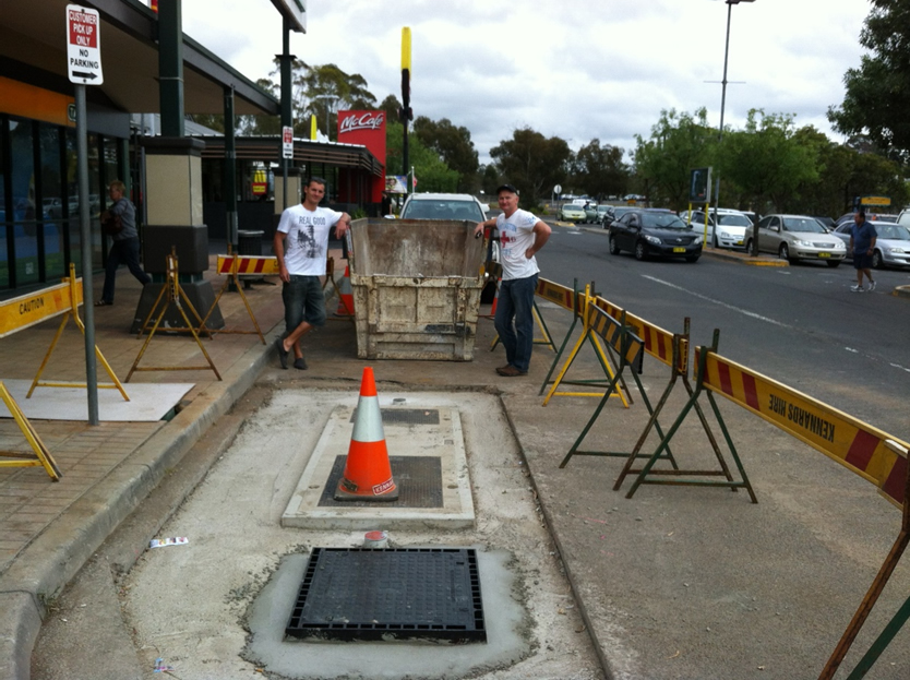 grease trap installation